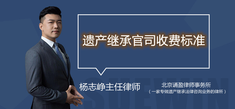 遺產(chǎn)繼承官司收費(fèi)標(biāo)準(zhǔn)