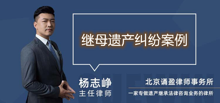 繼母遺產(chǎn)糾紛案例