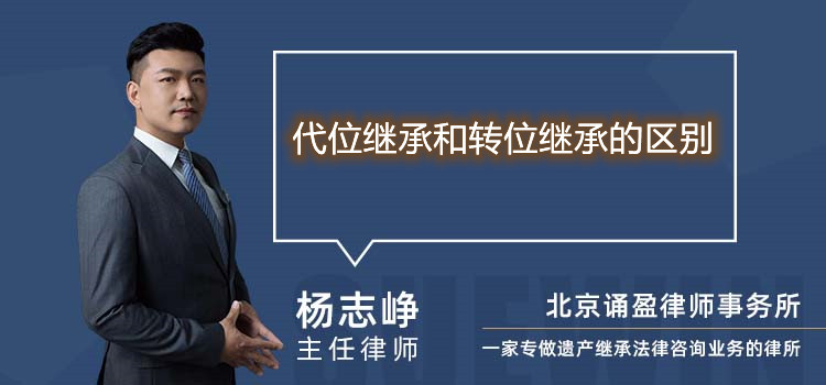 代位繼承和轉(zhuǎn)位繼承的區(qū)別